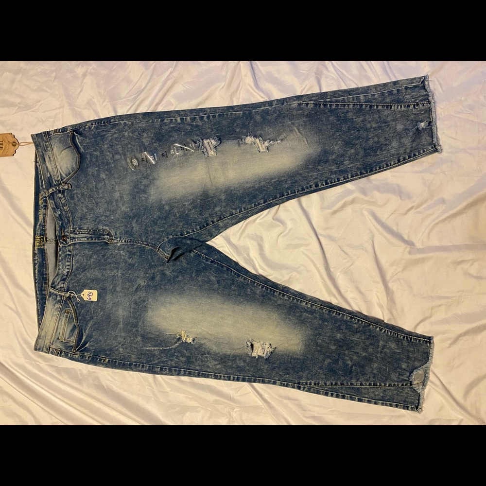 NWT True Craft denim jeans. Size 24W.